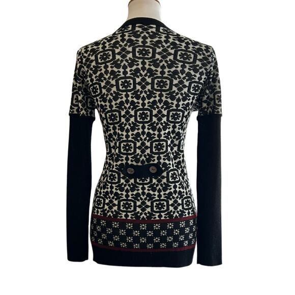 Vivienne Westwood Red Label Knit Sweater – Y2K Black & White Pattern, Size M - Picture 3 of 7